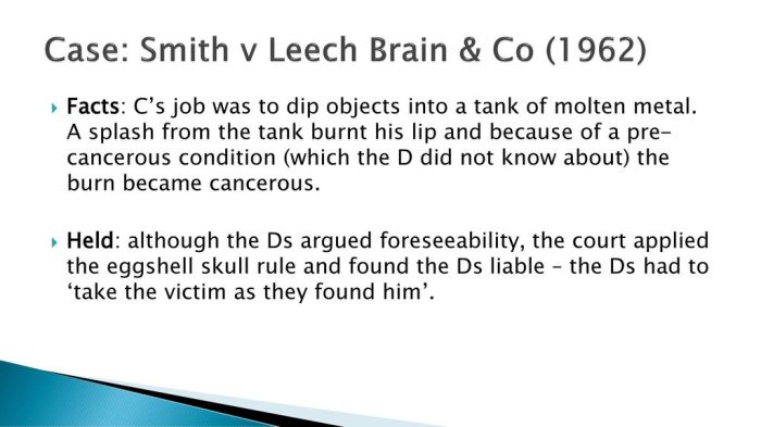 Thin skull rule presentation