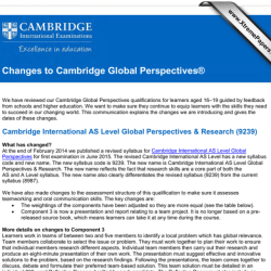 Aice global perspectives past papers