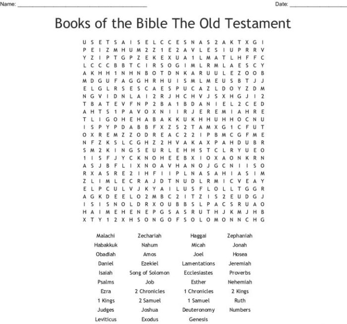 Book of old testament crossword