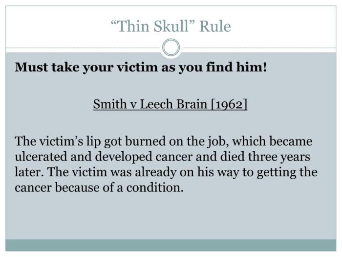 Smith v leech brain & co ltd