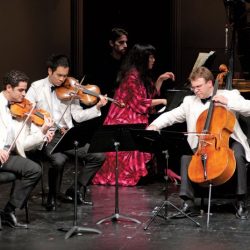 The focus of classical chamber music is soloistic virtuosity